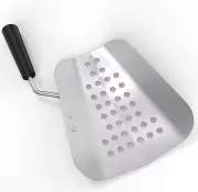 Poppy's Aluminum Popcorn Scoop - Kernel Sifting Speed Scoop for Commercial