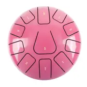8 Inch Steel Tongue Drum 11 Notes Handpan Drum with Drum Mallet Finger U7A4