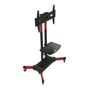 FANCO Swivel TV Stand 32-80" Tiltable Table Top Mount (Red)