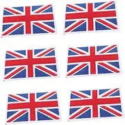HAPINARY 6Pcs National Flag Embroidery Patches Fashionable Cloth Stickers for DIY Repair Decoration for Hats Bags and Clothing