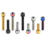 Titanium Bolt M5/M6x14 16 18 20 30mm Hex Screw For Bike Stem Bolt With Washer