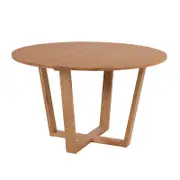 Hamilton 130cm Round Dining Table - Messmate/Natural