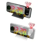 Projection Alarm Clock for Bedroom Large Screen Mirrored Colorful LED Digital