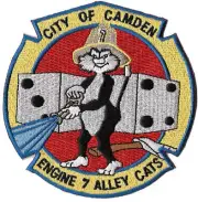 Camden, NJ Engine 7 Alley Cats NEW Fire Patch !!