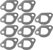 Pack of 10 Silencer Exhaust Gasket Engine Exhaust Gasket Compatible with Honda GX160 5.5HP GX200 168 170F 6.5HP GX110 GX120 Grey