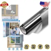 Static Cling Reflective Window Tint - UV Protection & Heat Control, 35.4"x19.6"