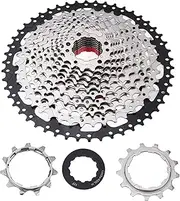 Nutriess 11-32T Freewheel 9/10/11/12 Speed 32/36/42/46T Road Two Wheeler Freewheel Cassette Sprocket Cycle Replacement Accessories 12S 11-50T for Road Two Wheeler