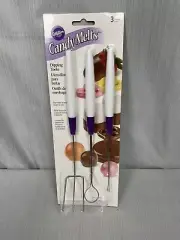 Wilton Candy Melts, Candy Dipping Tools, Fork, Cradle, and Spear Tools