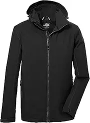 [killtec] Men's Kow 22 Mn Jacket Functional Jacket/Outdoor Jacket with Removable Hood