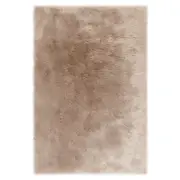 Zubuin Shaggy Plush Fluffy Rectangular Fur Rug - Beige 120 x 180cm