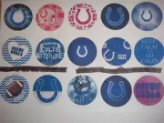 Colts mix flat back or pin badge cabochons embellishments bow center magnets