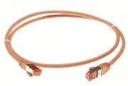 1.5m CAT6A S/FTP LSZH Ethernet Network Cable | Orange