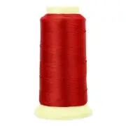 Bonded Thread, 0.4 mm 550 Yards Polyester Sewing Cord for Tassels, Red