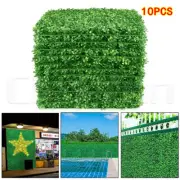 10PCS Artificial Plant Wall Garden Panel Grass Hedge Vertical Ivy Mat Foliage80