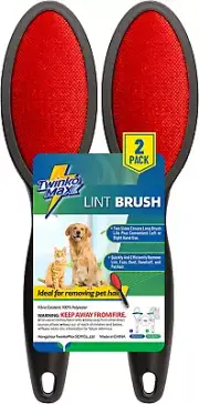 2-Sided and Reusable Lint Brush - Lint Remover, Pet Hair Remover, Clothes Brush