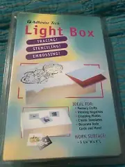 NEW Adhesive Tech Light Box tracing stenciling embossing MIP crafts photos