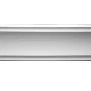 White Cornice Urethane Finish 10 5/8" H Antebellum Simple Renovators Supply