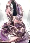 Emilio Pucci Purple/Pink double sided reversible scarf shawl with shimmer Silk