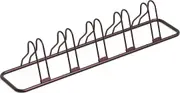 5 Adjustable Bike Rack Bicycle Floor Parking Stand Bronze