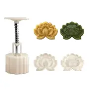 Cute Shaped DIY Mooncake Molds，Mooncake Mold Thickness Adjustable，Hand Press ...