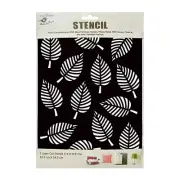 Little Birdie Reusable Stencil 7.3"X9.7"-Leaf Melody
