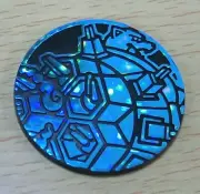 Pokemon Card SWSH Plastic Coin Gigantamax Blastoise Metallic Blue Japanese