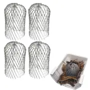 4 Pieces 8 Gutter Guard 3 Inch Expand Alloy Filter Strainer Leaves Blocker Alumin Gutter Guards