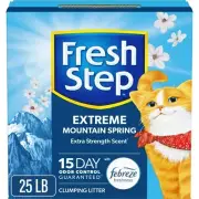Fresh Step Extreme Scented Clumping Cat Litter, Mountain Spring, 25 lbs