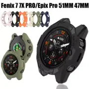 TPU Protection Bumper Case Cover For Garmin Fenix 7 7X 7S EPIX Pro 42/47/51MM