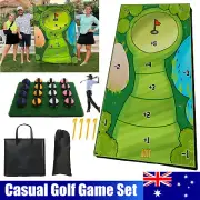 Golf Game Mat Golf Practice Hitting Mats Indoor Outdoor Casual Games Sports Gift