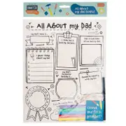 Crafted Paint Your Own All About Dad Board Kit