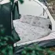 BUHO《慵月詩弄-淺灰》露營專用極柔暖法蘭絨充氣床墊床包枕套三件組-290x200cm(XL)