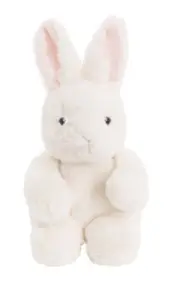 AMELIA BUNNY white plush Rabbit soft toy gifts child hamper decoration new baby