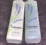 CRABTREE & EVELYN LAVENDER BATH & BODY GEL & LOTION 8.5 fl oz