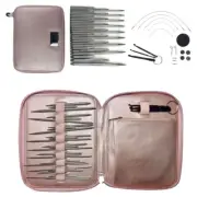 Knitting Needle DIY Projects Interchangeable Circular Knitting Needle Set