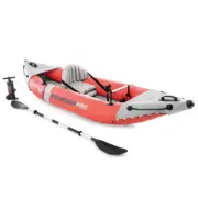 Intex Excursion Pro K1 Orange Inflatable 305cm Kayak Boat w/ Adjustable Seat