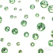 PERIDOT (214) green 144 pcs Swarovski 2058/2088 Crystal Flatbacks green rhinestones nail art mixed with Sizes ss5 ss7 ss9 ss12 ss16 ss20 ss30