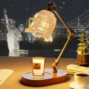 Candle Warmer Lamp with Stepless Dimming & Timer & Adjustable Height, Home De...