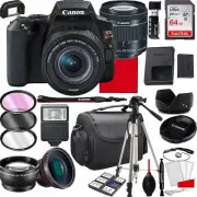 Canon EOS Rebel SL3 DSLR Camera with 18-55mm f/4-5.6 is STM Zoom Lens , 64GB...