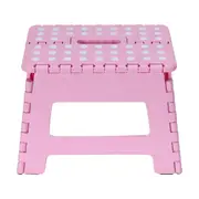 Folding Step Stool - Pink
