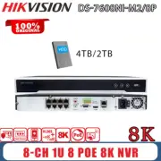 Hikvision DS-7608NI-M2/8P NVR 32MP 8K 4K Network Video Recorder M series 8CH AU