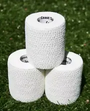 Light Hand Tearable EAB Stretch Tape White - 16 Rolls X 75mm X 6.9m