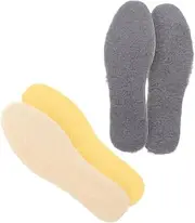 Baluue 2 Pairs Warm Shoe Insoles for Men Women Comfortable Foot Sole Inserts for Winter Boots Casual Shoes and Work Footwear Durable Material