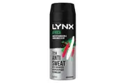 Lynx Africa Antiperspirant Deodorant With Squeezed Mandarin & Sandalwood Scent 165ml