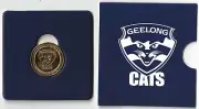 2023 Australia AFL Premiers Geelong Cats $1 UNC Coin on card RAM