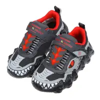 在飛比找PChome24h購物優惠-《布布童鞋》SKECHERS深海恐龍鐵灰色兒童電燈運動鞋(1