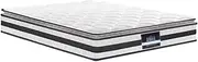 Giselle Bedding Single Mattress Bed Mattresses Innerspring Bonnell Spring Foam Breathable Pillow Top 21cm Thickness, 5Yrs Warranty, White with Vacuum Packed