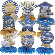 Honeycomb Balls Decorations for Graduation Party 2023 Graduation Themed Decorations for Tables