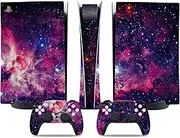 Skin Sticker for PS5 Digital Console and Controller - Protective Vinyl Decal Wrap, Full Cover (Starry)