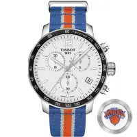 在飛比找Yahoo奇摩購物中心優惠-TISSOT 天梭 X NBA 紐約尼克隊特別版腕錶-42m